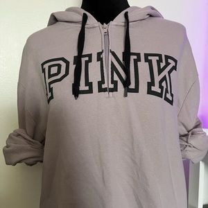 Half Zip PINK Victoria Secret Hoodie!